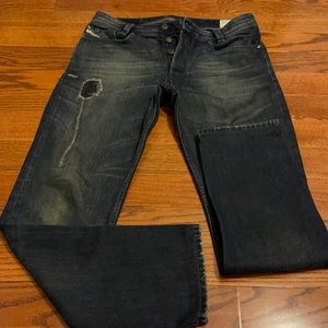 Man Jeans in Black Diesel